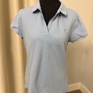 Calvin Klein Jeans Light Blue Women’s Polo Shirt
